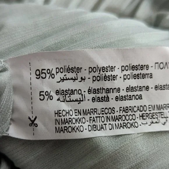 Women's Zara v-neck sleeveless mini dress, green, size S - Picture 4 of 4